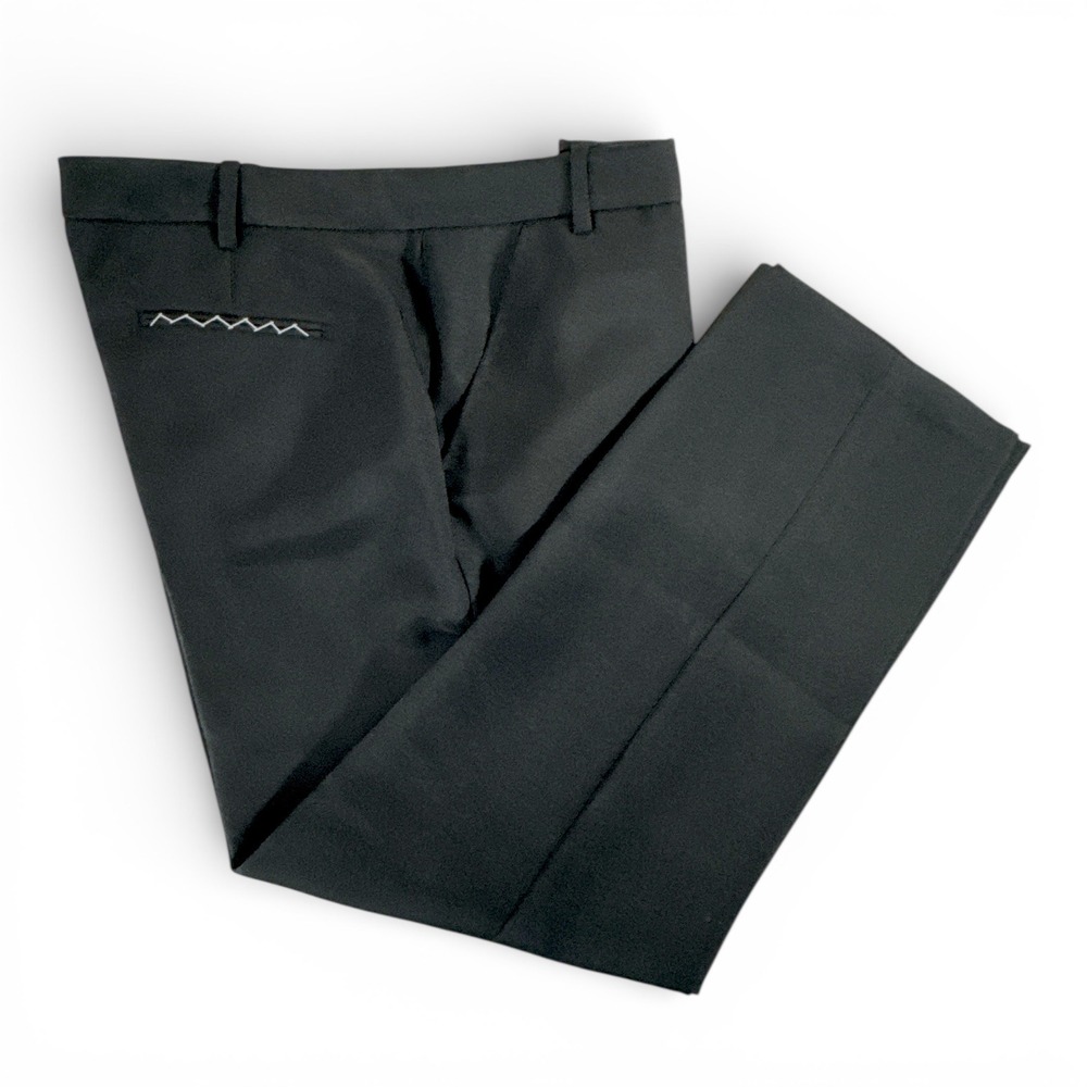 Leon‎ Max Black Dress Slacks Pants Size 12 Hidden Closure Pockets NWT